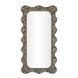 Charlene Watercolor Print Rectangular Squiggle Wall Mirror