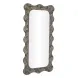 Charlene Watercolor Print Rectangular Squiggle Wall Mirror