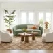 Taman Summer Florals and Natural Accent Pillow Cover