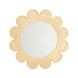 Coralie Natural Round Wall Mirror