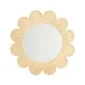 Coralie Natural Round Wall Mirror
