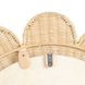 Coralie Natural Round Wall Mirror