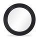 Tanya Black Round Wall Mirror