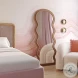 Rhodes Cinnamon Velvet 70" Floor Mirror