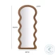 Rhodes Cinnamon Velvet 70" Floor Mirror
