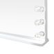 Lola Transparents Rectangular Vanity Mirror with LED Bulb