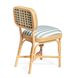 Dorine Mint Green and White Performance Fabric Upholstered Dining Chair