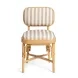 Dorine Khaki and White Performance Fabric Upholstered Dining Chair