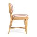 Dorine Cherry and White Performance Fabric Upholstered Dining Chair