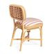 Dorine Cherry and White Performance Fabric Upholstered Dining Chair