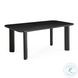 Jodie Black Ash 68" Rectangular Dining Table