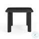 Jodie Black Ash 68" Rectangular Dining Table