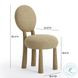 Sulley Honey Tan Performance Basketweave Dining Chair