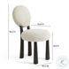 Sulley Cream Performance Chenille Dining Chair