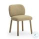 Foxy Honey Textured Performance Fabric Dining Chair