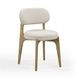 Carnation Cream Performance Fabric Upholstered Dining Chair