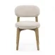Carnation Cream Performance Fabric Upholstered Dining Chair