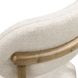 Carnation Cream Performance Fabric Upholstered Dining Chair