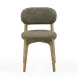 Carnation Forest Green Performance Fabric Upholstered Dining Chair