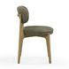 Carnation Forest Green Performance Fabric Upholstered Dining Chair