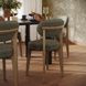 Carnation Forest Green Performance Fabric Upholstered Dining Chair