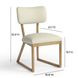Bobbie Cream Upholstered Dining Chair