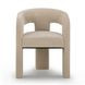 Malone Taupe Performance Fabric Upholstered Dining Chair