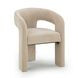 Malone Taupe Performance Fabric Upholstered Dining Chair