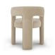 Malone Taupe Performance Fabric Upholstered Dining Chair