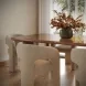 Malone Taupe Performance Fabric Upholstered Dining Chair