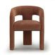 Malone Rust Red Performance Fabric Upholstered Dining Chair