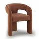 Malone Rust Red Performance Fabric Upholstered Dining Chair