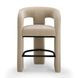 Malone Taupe Performance Fabric Upholstered Counter Height Stool