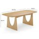 Cybill Natural Ash 79" Rectangular Dining Table