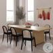 Chelsea Natural Oak Wood 79" Rectangular Dining Table