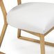 Bobbie Cream and Gray Performance Fabric Upholstered Dining Chair