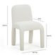 Georgia Cream Performance Fabric Upholstered Dining Chair