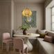 Georgia Light Pink Performance Fabric Upholstered Dining Chair