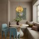 Georgia Light Blue Performance Fabric Upholstered Dining Chair