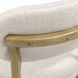 Carnation Cream Performance Fabric Upholstered Counter Height Stool