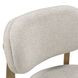 Carnation Cream Performance Fabric Upholstered Counter Height Stool