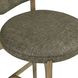 Carnation Forest Green Performance Fabric Upholstered Counter Height Stool