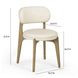 Carnation Cream Upholstered Dining Chair