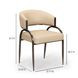 Tatum Taupe Upholstered Dining Chair