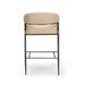 Tatum Taupe Upholstered Counter Height Stool