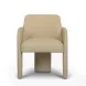 Leo Taupe Upholstered Dining Chair