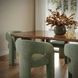 Malone Green Performance Fabric Upholstered Dining Chair