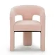 Malone Blush Performance Fabric Upholstered Dining Chair