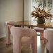 Malone Blush Performance Fabric Upholstered Dining Chair