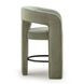 Malone Green Performance Fabric Upholstered Counter Height Stool